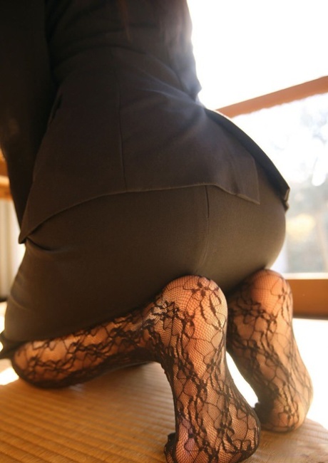 Japanese widow Miho Sonoda fondles herself while grieving her late husband 76466232