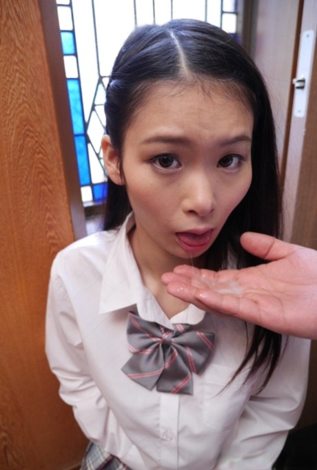 Japanese coed Ako Nishino has sex with an older man in dark socks 62877087