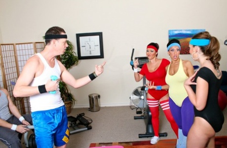 MILF Ricki White, Kelly Divine and Claire Dames into sport and fucking 63382497