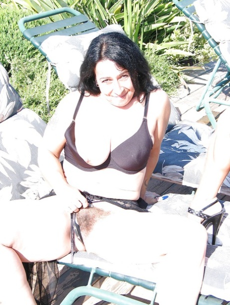 Mistress Angelica & Miss Nina Swiss have some lesbian fun on a sunny day 74660115
